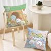 Cartoon S-Sumikko Cute G-Gurashis Pillow Case Sofa Living Room Bedroom Headboard Backrest Cushion Square Cushion Nap Time