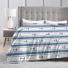 Nautical Anchor Boat Blankets Super Warm Novelty Plush Throw Blanket For Girls Boys Couch Bed Flannel Bedspread Bed Cover