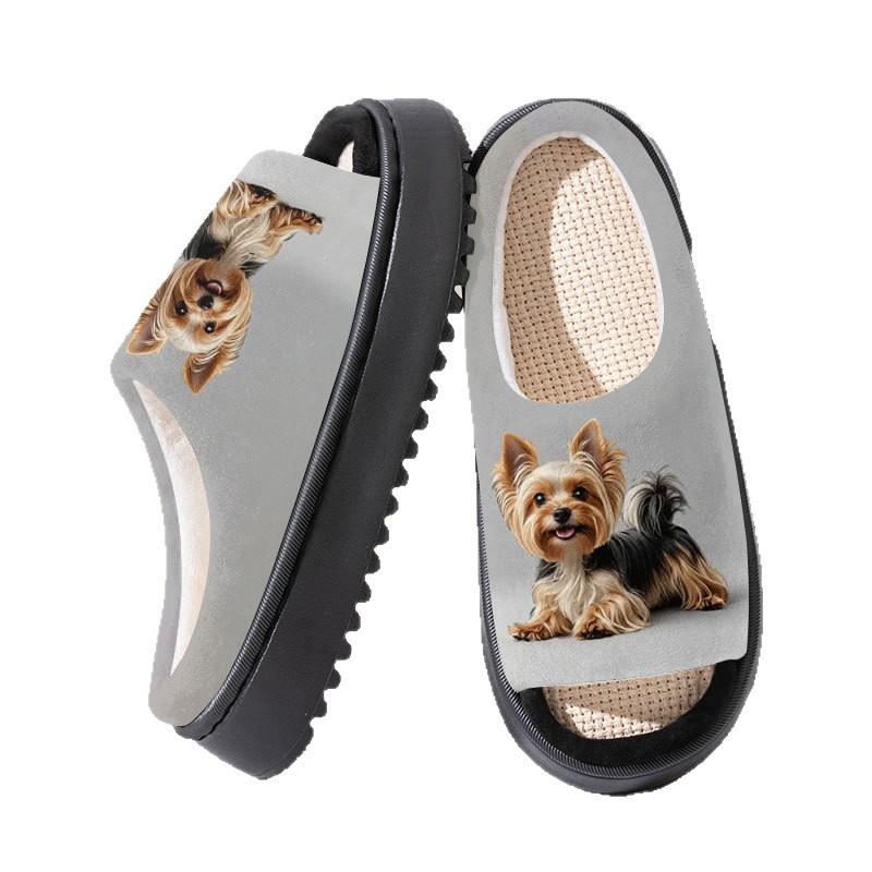 Casual Cotton Shoes - Cute Cartoon Home Slippers for Both Men and Women
