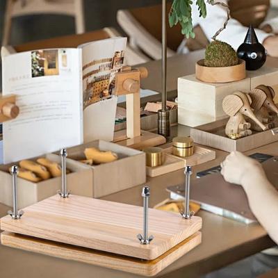 Book Press and Hand Sewing Tool Professional Bookbinding Tool for Handmade Books Bookbinding Flower Craft Pressing