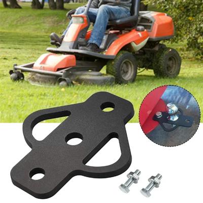 Barra de remolque para tractor de jardín Adaptador de barra de remolque de 3 vías Fácil instalación Remolque resistente Remolque seguro y eficiente