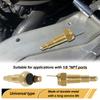 1Pc Engine Cooling Fan Thermostat Temperature Sensor Switch 1/8"NPT 180 Fahrenheit On 165 Fahrenheit Off for Water Oil Coolant Replacement Sensors2