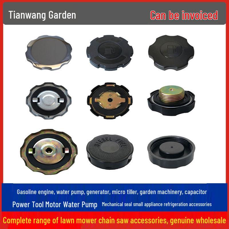 Gasoline/Diesel Generator Water Pump Parts: Fuel Tank Cap for 2-5KW 168F/170F/188F Models Plastic Fuel Tank Cap for Diesel Engine