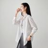 SOFSIL Women's 2026 Spring Embroidered Cotton Lapel Shirt