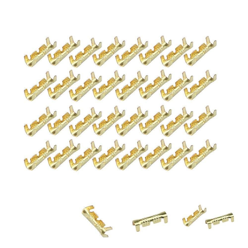 100Pcs Small Tooth U-shaped Terminal 453 Cable Connectors New Wire Quick Connector Terminal