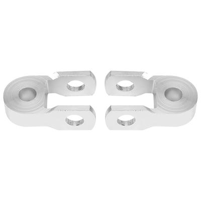 2 Stück Universal Motorrad Hinterrad Stoßdämpfer Erhöhung Höhenverlängerung Silber