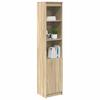 Highboard In Sonoma Oak Finish 37.5 X 35 X 180 Cm Particle Board