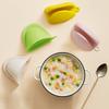 Thickened Silicone Heat Resistant Gloves Non Slip Oven Mitts Microwave Safe Kitchen Gloves For Baking Cooking