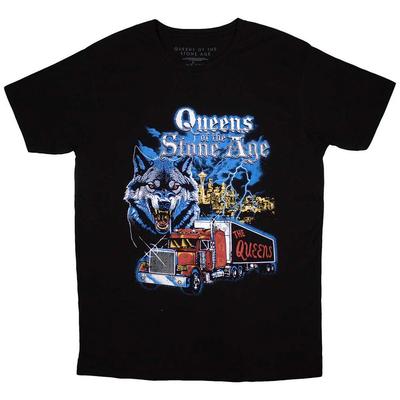 Queens Of The Stone Age T-Shirt: Wold Skyline OFFIZIELL NEU