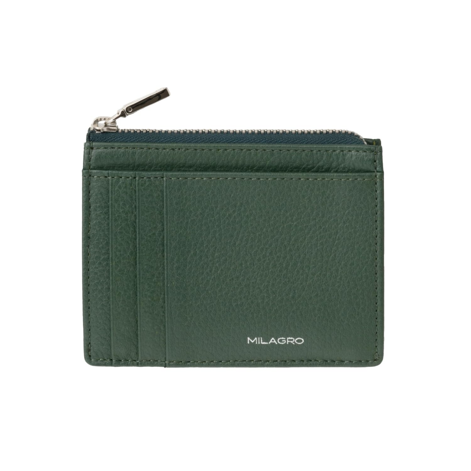 

Milagro Shrink Leather Fragment Case (Wallet, Card Case, Compact Wallet, Mini Wallet, Holds Cards, Coins, and Bills, Slim, Thin Leather, Gift)