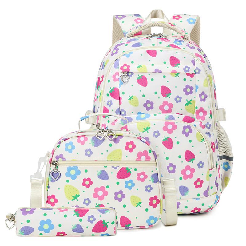 Girls' Lightweight Waterproof Elementary School Backpack