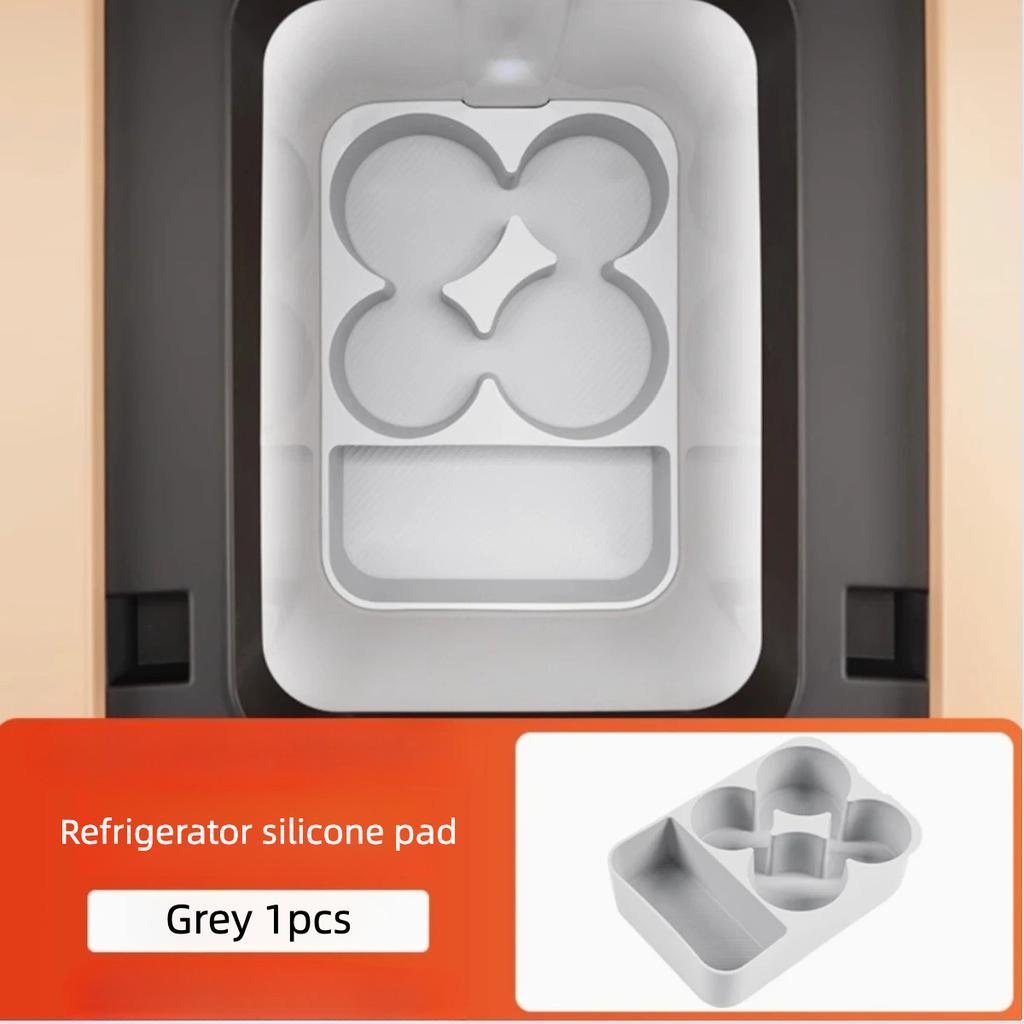 For BYD Denza B8 Central Control Refrigerator Beverage Fixing Fit Silicone Pad Anti Slip Cup Holder Modify Accessories