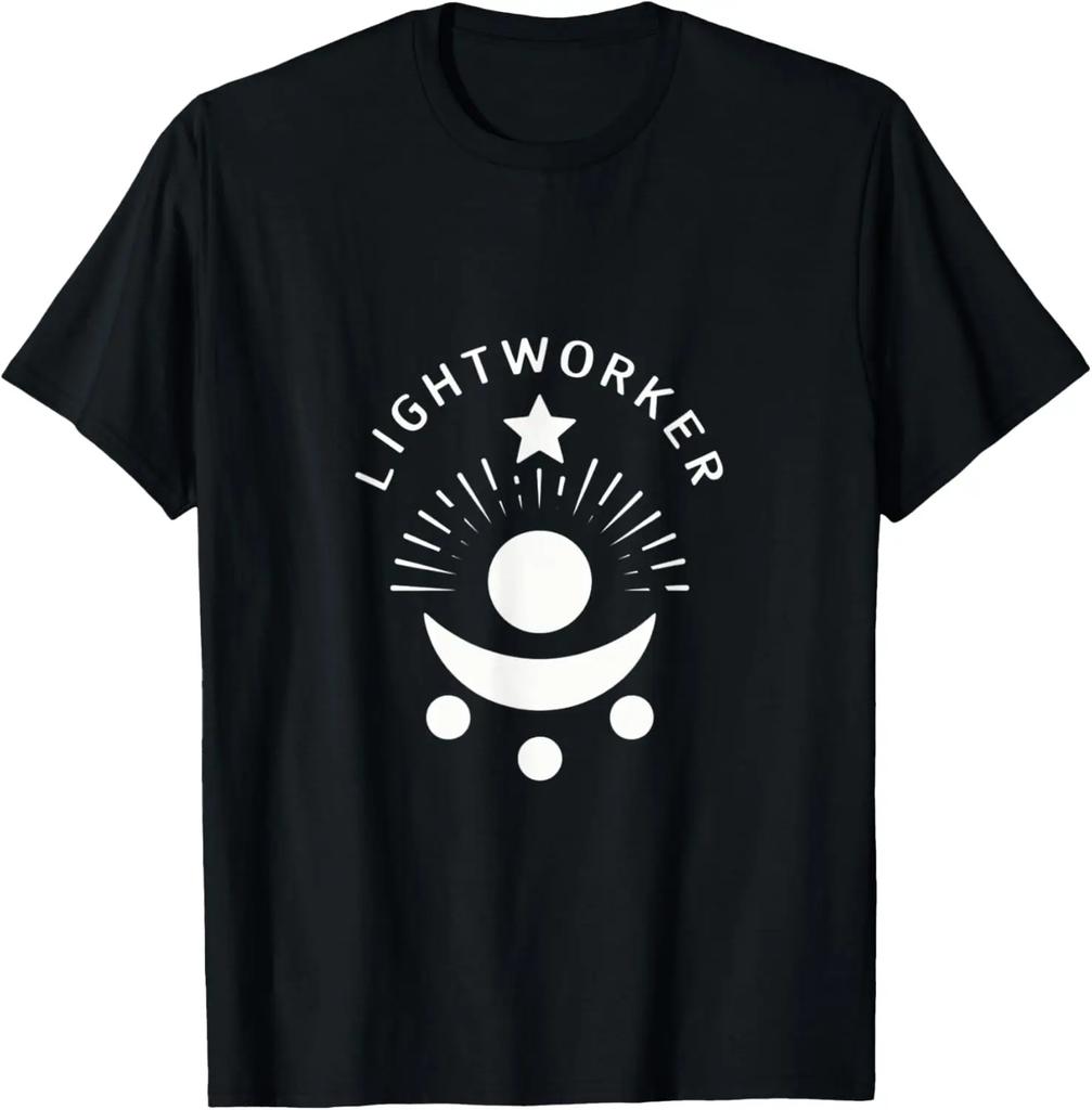 Lightworker Reiki Energy Healing New Age Meditate Yoga TShirt Graphic T Shirts Vintage Clothes Tops Camisas Streetwear