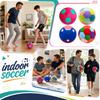 Hallenfussball - Weicher Schaumstoff-Fussball, Grösse 4 - für den Innen- und Gartenbereich - Schont den Boden - Realistisches Gefühl und Gewicht mit -Stoßabsorbierender Aussenschicht