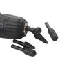 5-teiliges schwarzes Holzbearbeitungs-Rotfeilen-Set - DIY-Schleifwerkzeuge für elektrische Schleifmaschinen