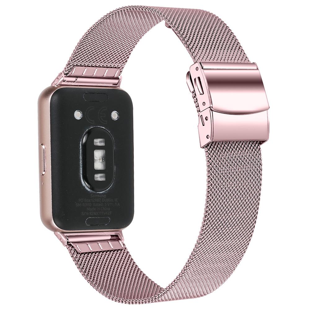 Für Samsung Galaxy Fit3 SM-R390 Milanaise-Mesh-Armband Edelstahl Uhrenarmband