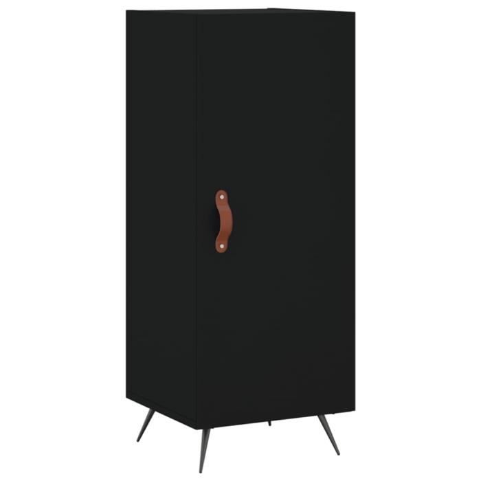 VidaXL Black Buffet 34.5x34x90 Cm Engineered Wood 828509