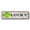 Vintage Welcome Lucky Sign, Bar Cafe Wall Decor