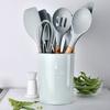 Silicone Kitchenware Wooden Handle Handheld Safe Non-stick Anti-rust Washable Cookware Indoor Restaurant Cooking Tool
