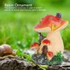 Cute Unique Artificial Mushroom Decor Resin Craft Statue Bonsai Landscape Decoration Ornament