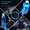 Colorful Atmosphere Light LED Car Cup Mat Solar Powered Car Accessory Car Interior Ambiance For Car Interior Lighting