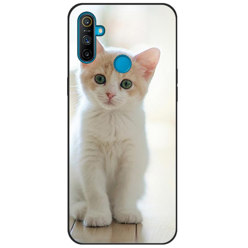 For Realme C3 Case Cover Soft Silicone TPU Patterned Back Cover For OPPO Realme C3 RMX2020 C 3 RealmeC3 Cartoon Phone Case Funda