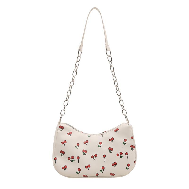 Summer New Small Fresh Literary and Fashionable Versatile Strawberry Shoulder Bag Casual Simple Messenger Bag