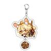 Game Keychains Acrylic Figure School Bag Keychian Holder Key Ring For Children Girl Men Accessories