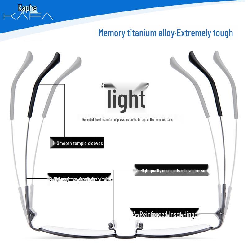 Smart Progressive Multifocal Reading Glasses - Anti-Blue Light, High-Definition for Men & Women