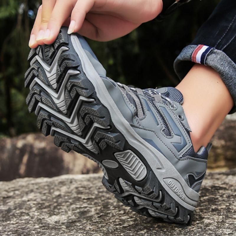 Hiking Shoes, Outdoor High-top Mountaineering Shoes, Non-slip and Wear-resistant Sports Shoes for Men and Women