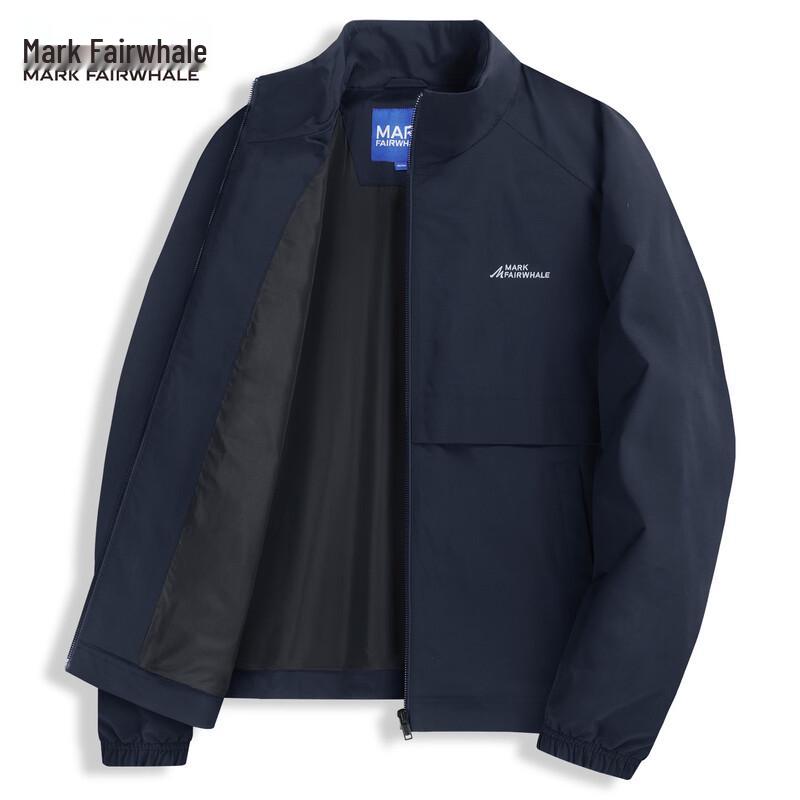 Mark Fairwhale Men's Stand-Collar Windproof Jacket