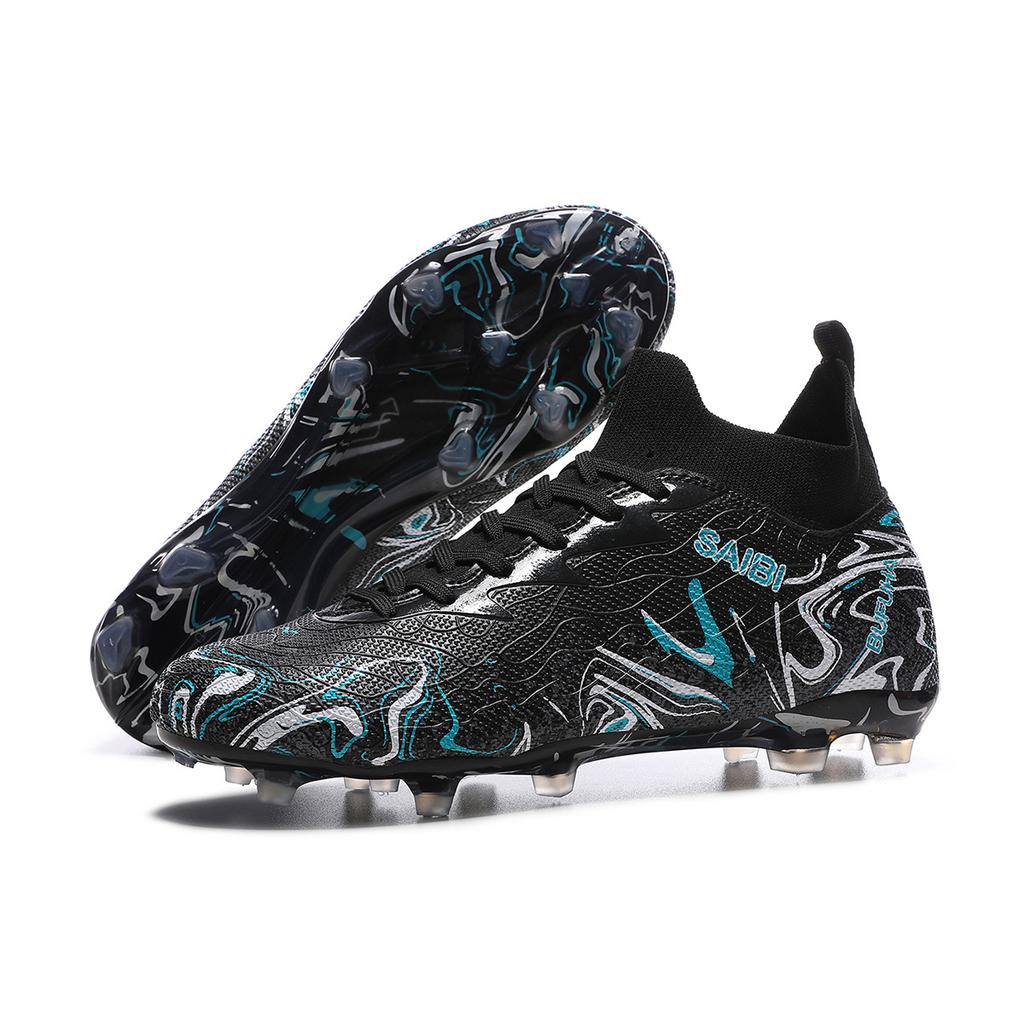 Neue Kinderfußball-Profispiel-Trainingsschuhe für Erwachsene, lange Stollen, gebrochene Stollen, Herrenfußballschuhe