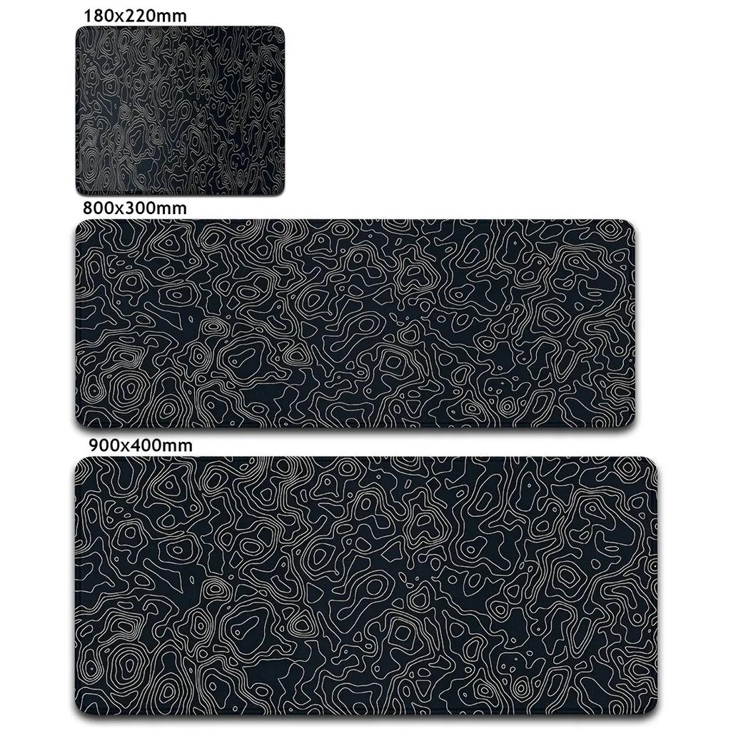 Moon Mountain Forest Large Anti-slip Rubber Material Gaming Mousepad Suitable for Laptop Computer Office Desktop Protection Mat