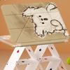 Suitable for iPad 11 Inch Cartoon Puppy Y Folded Edge Sticker Tablet Protective Case iPad Pro13 Acrylic with Pen Slot