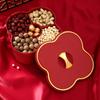 Chinese Style Wedding Fruit Plate Chinese New Year Candy Box 2025 Year Snack Tray Desk  Spring Festival Decor