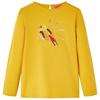 Children's Long-Sleeved T-Shirt, Dark Ochre, 128