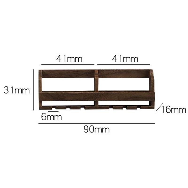 

Wooden Wine Rack Figurines Wall Decoration Toys Figurine Art Original Ornaments Mini Funny Wine Shelf Aesthetic Accessories
