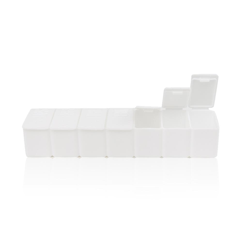 

7 Дней Таблетница Аксессуары для хранения Еженедельный органайзер Несколько пустых контейнеров Чехол для путешествий, отпуска, дома