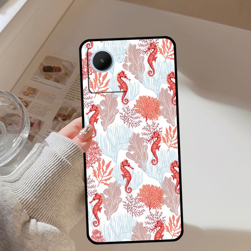 Seahorse For Realme C67 C75 C61 C55 C53 C51 C21Y C25S GT 7 Pro 5 6 GT 6T 10 11 12 13 14 Pro Plus Case