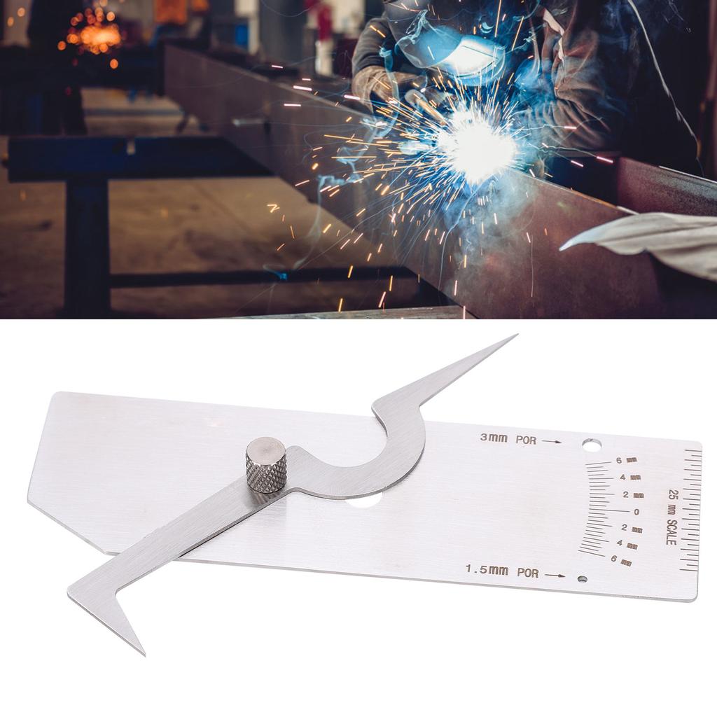 Fillet Weld Set Gage Gauge Welding Inspection Test Ulnar Stainless Steel L Undercut Ruler