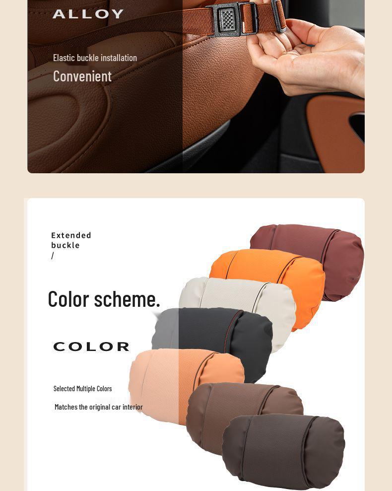 Mercedes-Benz S-Class Maybach Car Headrest and Lumbar Support Pillow for Neck Protection
