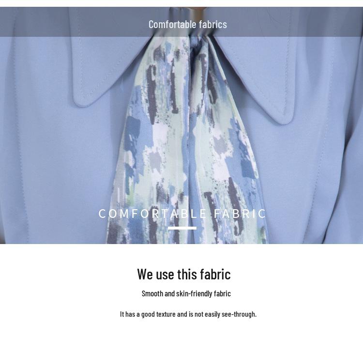 2025 Chic Women's Short Sleeve Chiffon Blouse with Tie – Stylish, Niche Summer Fashion