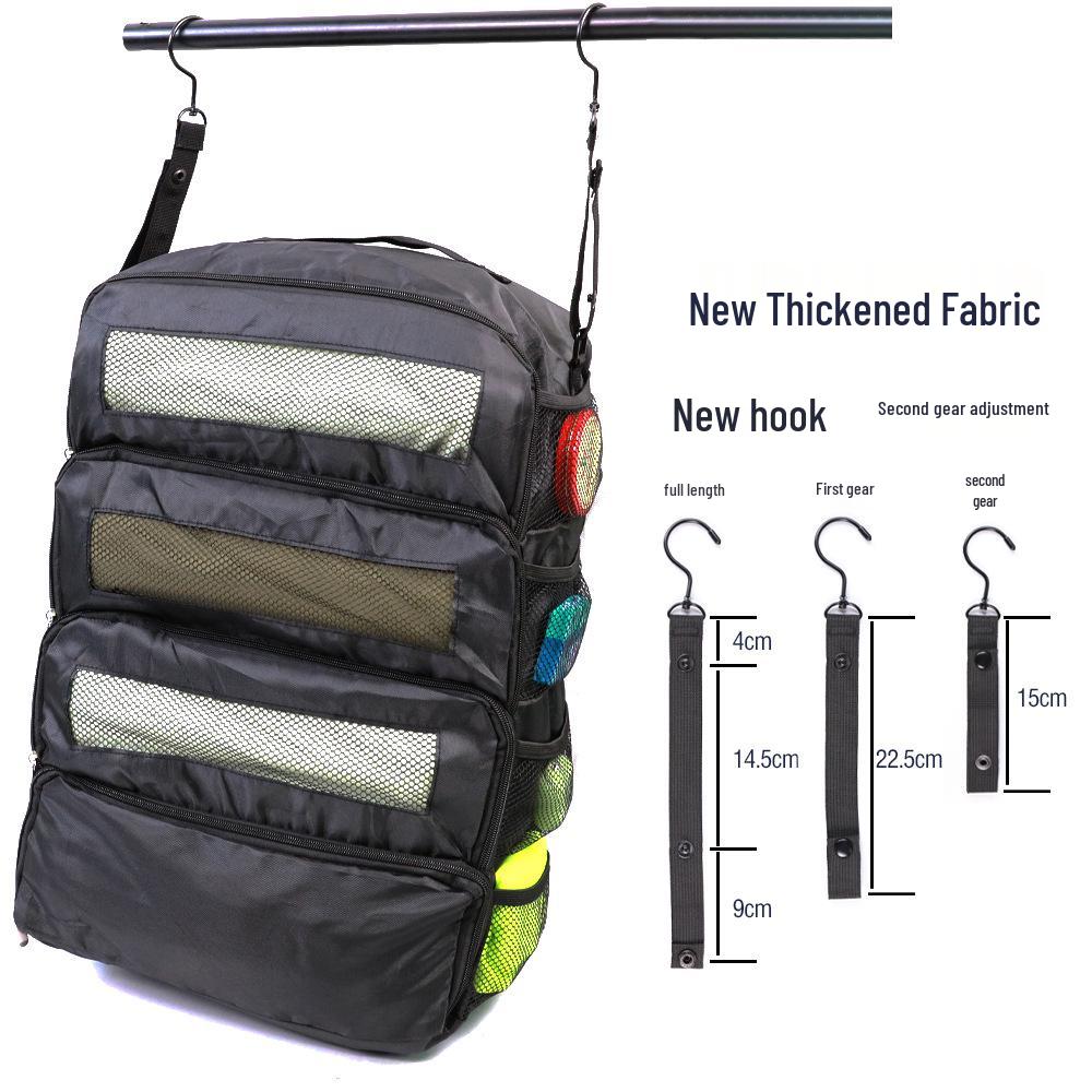 Beliebte Reise-Hängeorganizer-Tasche mit großem Fassungsvermögen für Studentenwohnheime und Kleideraufbewahrung