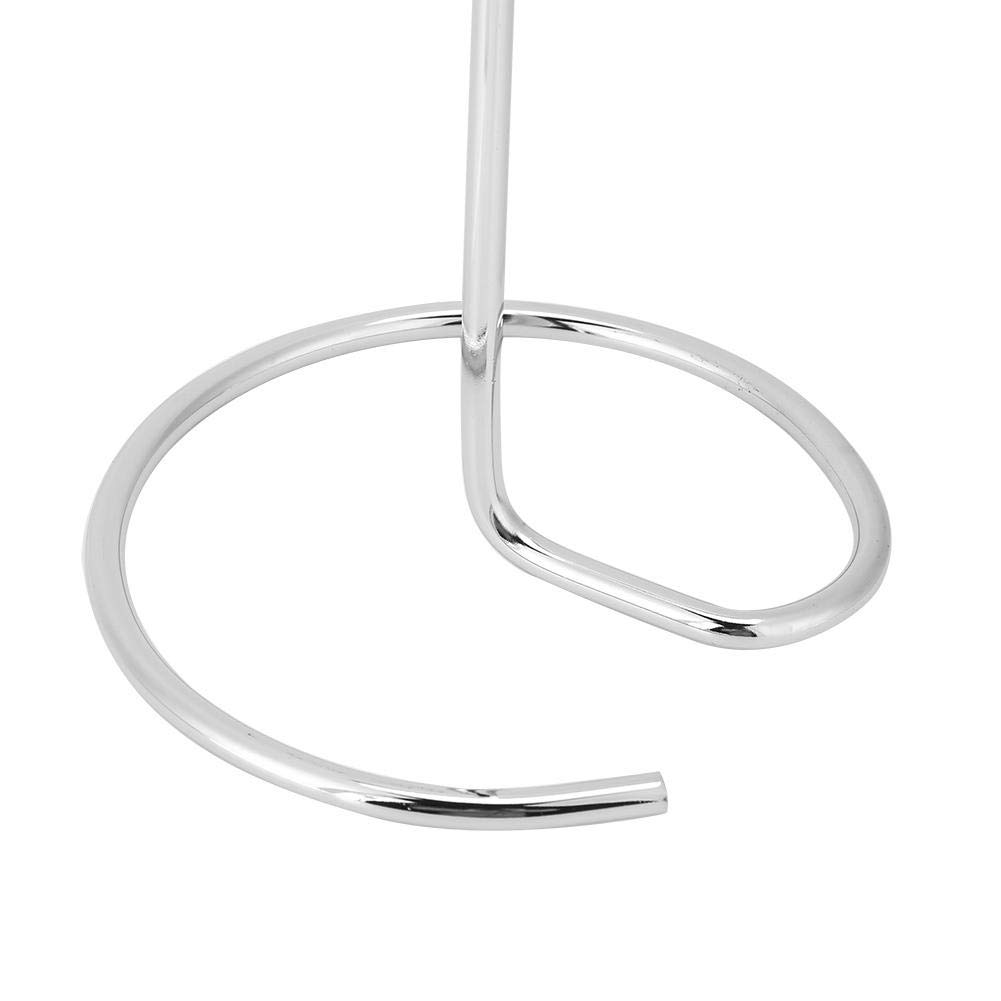 Stainless Steel Decanter Stand for Drying Wine Decanters with Rubber Caps To Prevent Scratches
