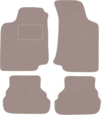 Beige Velours-Fußmatten für: Volkswagen Golf III Cabriolet, Schrägheck, Kombi (1993-2002)