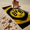 Borussia Dortmund Mikrovláknová Plážová Osuška, Lehká A Rychleschnoucí, na Letní Cestování, Nezbytnost na Pláž, K Bazénu