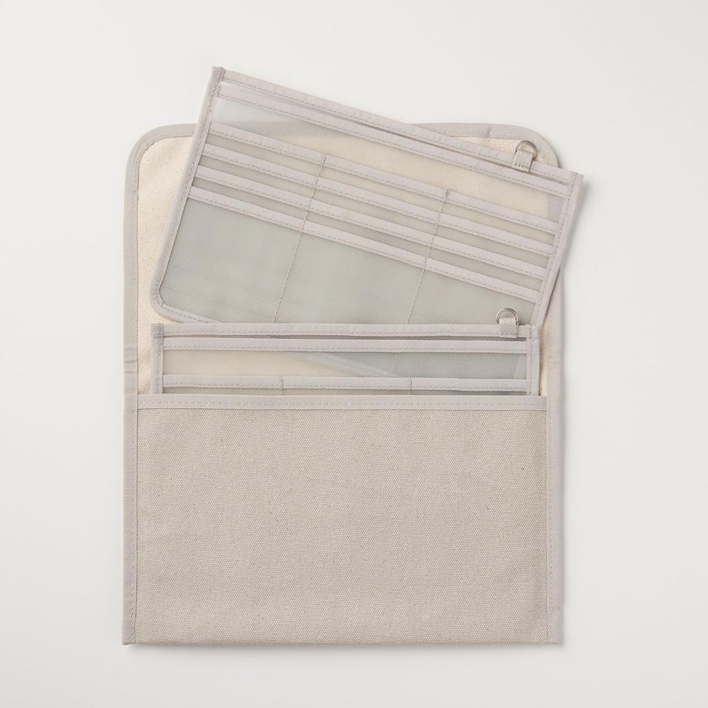 MUJI Bawełniany wkład do książeczki zdrowia matki i dziecka A6 NGB87A1S Etui, Mały, Rozmiar,