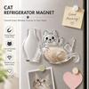 Transparent Cat Whiskers Collection Ornaments Pet Memorial Box  Home Refrigerator Decor