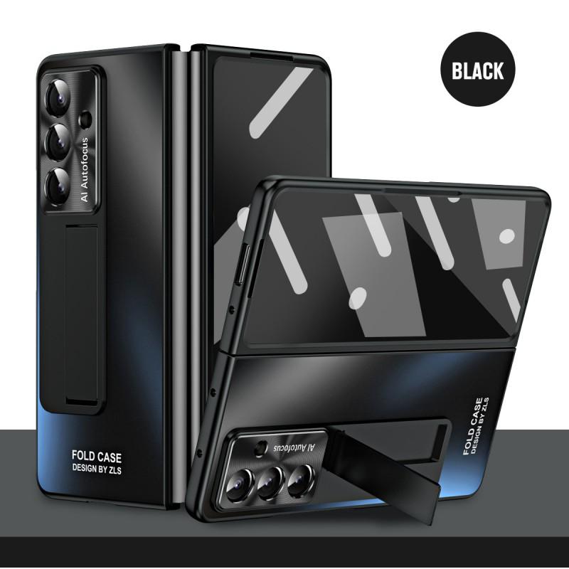 Case Galaxy Z Fold7 Fold5 Screen Protector Stand Shockproof Anti-fingerprint PC Electroplated Foldable Slim