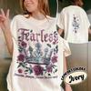 Dámské Ležérní Bezmocné Knihomolské Pohodlné Unisex Tričko Knižní Dárek Pro Fanouška Fantasy Bez Strahu Lauren Knižní Tričko Vtipný Outfit Streetwear